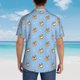 thumbnail image 4 of Fotbe Corgi Dog Camisa Hawaiana para Hombre Unisex – Camisa Casual de Verano con Botones de Manga Corta de Algodón y Lino,Large, 4 of 7