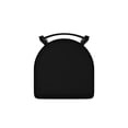 thumbnail image 4 of 821 Catalina 18" Low Back Swivel Vanity Stool with Black Wrinkle Finish and Black Vinyl Seat, 4 of 4