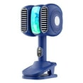 thumbnail image 4 of Ventilador personal de escritorio, ventilador de refrigeración para dormir, ventilador portátil con clip USB de 5 velocidades Azul profundo, 4 of 9