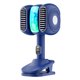 thumbnail image 4 of Ventilador personal con clip para escritorio, hogar, dormitorio, cama portátil, ventilador con clip USB Azul profundo, 4 of 9
