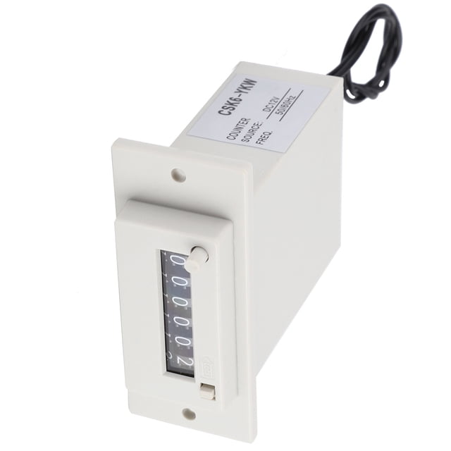 Contador Electromagnético, Contador De Pulsos De CC CSK6-YKW, Panel De Contador De Pantalla De 6 Dígitos Contador Digital Para Conteo De Pulsos Eléctricos Industriales