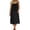 Black, variant on Women's Lightweight Summer Sleeveless Backless Casual Dress Relaxed Fit Flowy Maxi,Beige,XXL