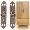 thumbnail image 3 of Poignée de Porte Ancienne, Poignée de Barre Droite, pour Tiroirs de Bureau de Portes de Meubles, 3 of 8
