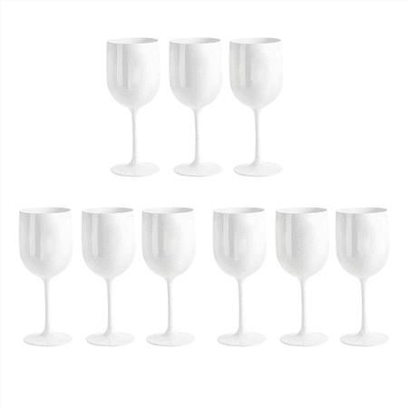 Acrylic Wine Glasses Set Of 4 UnBreakable Wine Glasses Set Of 4 - 16 Oz  Shatterproof Acrylic Stemware For Indoor & Outdoor Stemless Wine Glasses Set  4