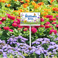 thumbnail image 3 of Eveokoki Wildflower Area Sign with Metal Stake 8 x 12 Inches No Mow May Yard Sign No Mow Signs Aluminum ​Garden Signs Outdoor for Lawn Yard Garden Decor, Easy to Install, 3 of 6