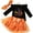 3PCS Pumpkin, variant on WIBACKER Newborn Baby Girl My 1st Halloween Skirt Outfit Set, Infant Pumpkin Dress, Toddler Romper   Tutu Skirt   Headband
