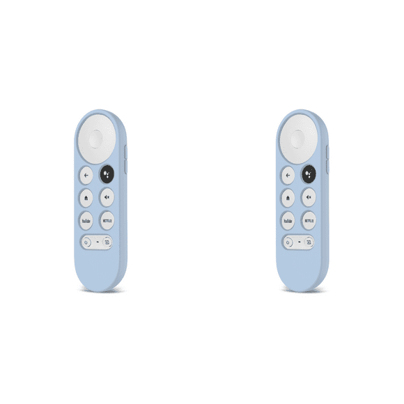 Peggybuy Anti Lost TV Remote Control Cover for Google TV/Google Chromecast 2020 (Blue)