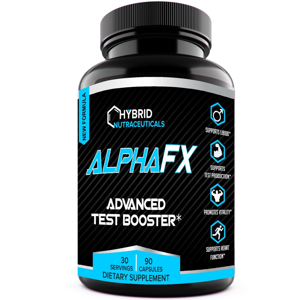 AlphaFX Testosterone Booster, Estrogen Blocker Supplement for Men with
