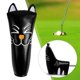 thumbnail image 1 of Fundas para tacos de golf Macarena piel sintética envuelta gruesa Negro y liso Fundas para cabezas de golf, 1 of 8