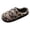 Khaki, variant on Unisex Leopard Curly Plush Slide Slippers Bow Accent Soft Cozy Lounge Casual Wear for Autumn Season Coffee Size 6