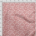 thumbnail image 3 of oneOone Rayon Medium Pink Fabric Texture & Triangle Geometric Sewing Craft Projects Fabric Prints By Yard 56 Inch Wide, 3 of 5