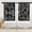 Black Floral, variant on LQCrafK Floral Herbs Flower Kitchen Curtains, Botanical Colorful Vintage Short Window Curtains Set of 2, Window Treatment Tier Curtains for Kitchen Over Sink Dining Room Decor (27.5x36 Inch)