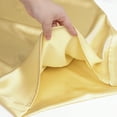 thumbnail image 4 of PiccoCasa 25 Momme Silk Pillow Cover with Envelope Closure, Gold Tone Standard(20"x26"), 4 of 8