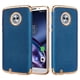 thumbnail image 1 of Funda Case para Moto G6 Plus Protector con Textura Saffiano y Bordes Cromados Idenmex exclusico Moto G6 Plus, 1 of 3