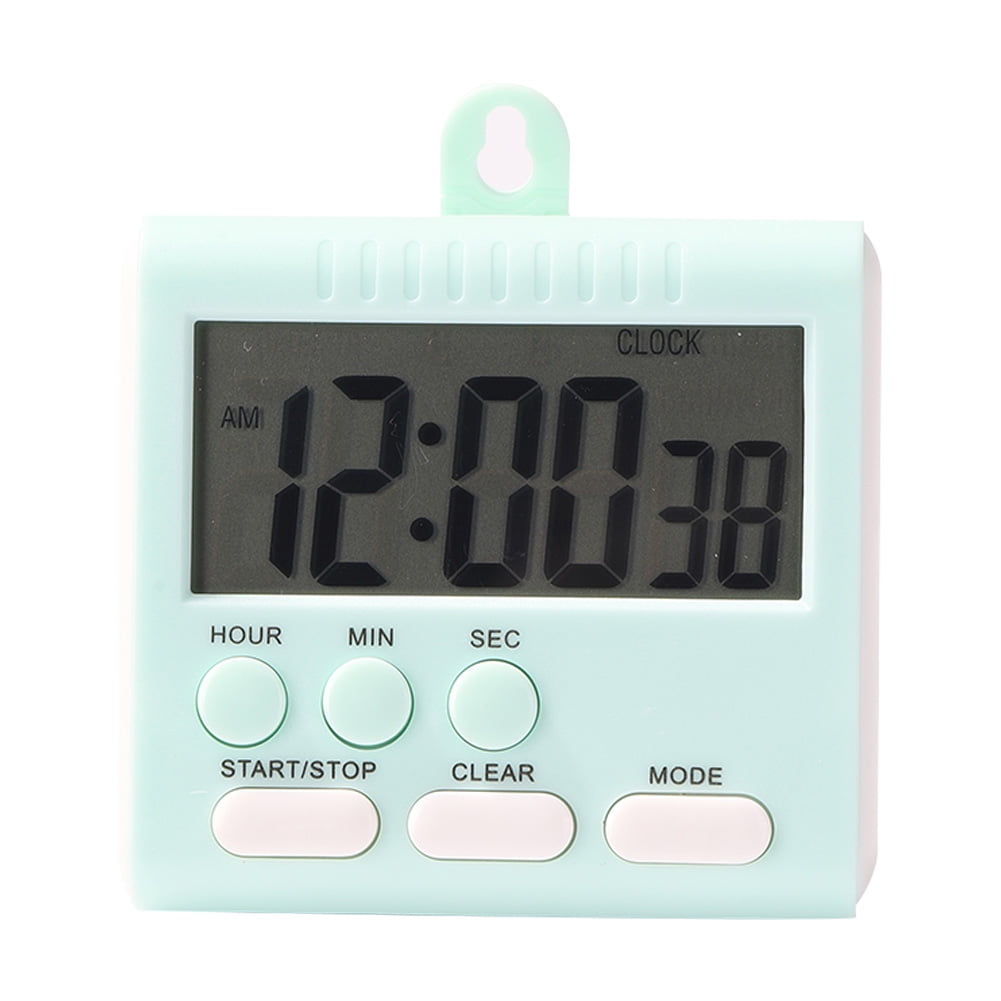 Temporizador de cocina digital cuenta atras alarma reloj de sueno verde Likrtyny Para estrenar Walmart en linea