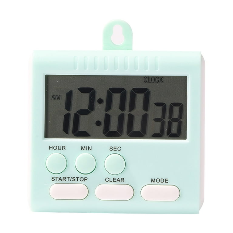 Taylor Dual Kitchen Timer and Digital Clock, Plastic, 24 Hours