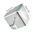 thumbnail image 2 of Unique Bargains Metal Box Corner Protectors Box Edge Guard Protector 35x35x35mm Silver Tone 12 pcs, 2 of 3