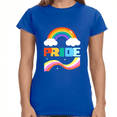 thumbnail image 2 of Pride LGBT Flag Lesbian Pride Month Transgender Gay Rainbow Shirts for Women, 2 of 8