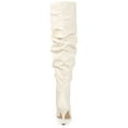 thumbnail image 3 of Journee Womens Kindy Extra Wide Calf Square Toe Over The Knee Boots, 3 of 9