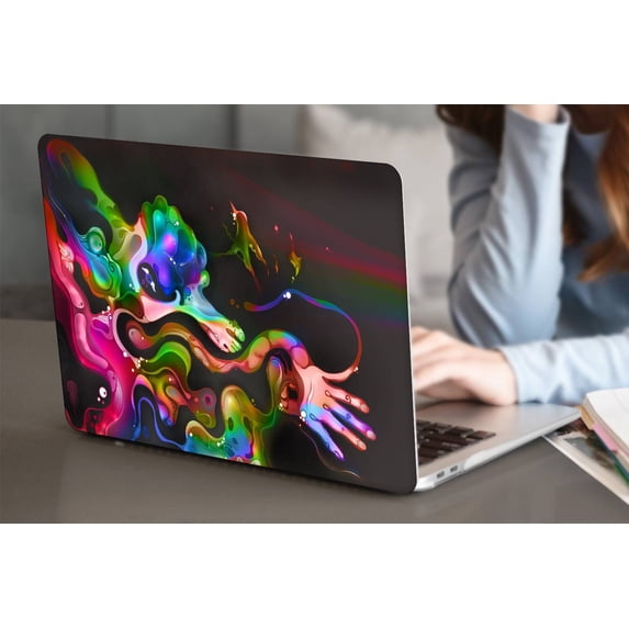 KSK KAISHEK Only for Old Version MacBook Air 13" Case 2010 2011 2012 2013 2014 - 2017 Released Model A1466/A1369, Plastic Hard Case Cover, Colorful B 173