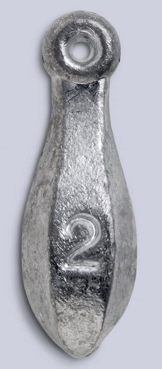 30 Piombi Da Pesca Bancari (Sinker) - 10 Pezzi Da 1 Oz, 10 Da 1.5 Oz, 10 Da 2 Oz - Piombo USA