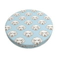 thumbnail image 2 of Lsque Dog Round Bar chair cushion covers Velvet Fabric Premium Comfort Protects from Scratches and Stains for 14-17 Inch Chair- 13 inch, 2 of 7