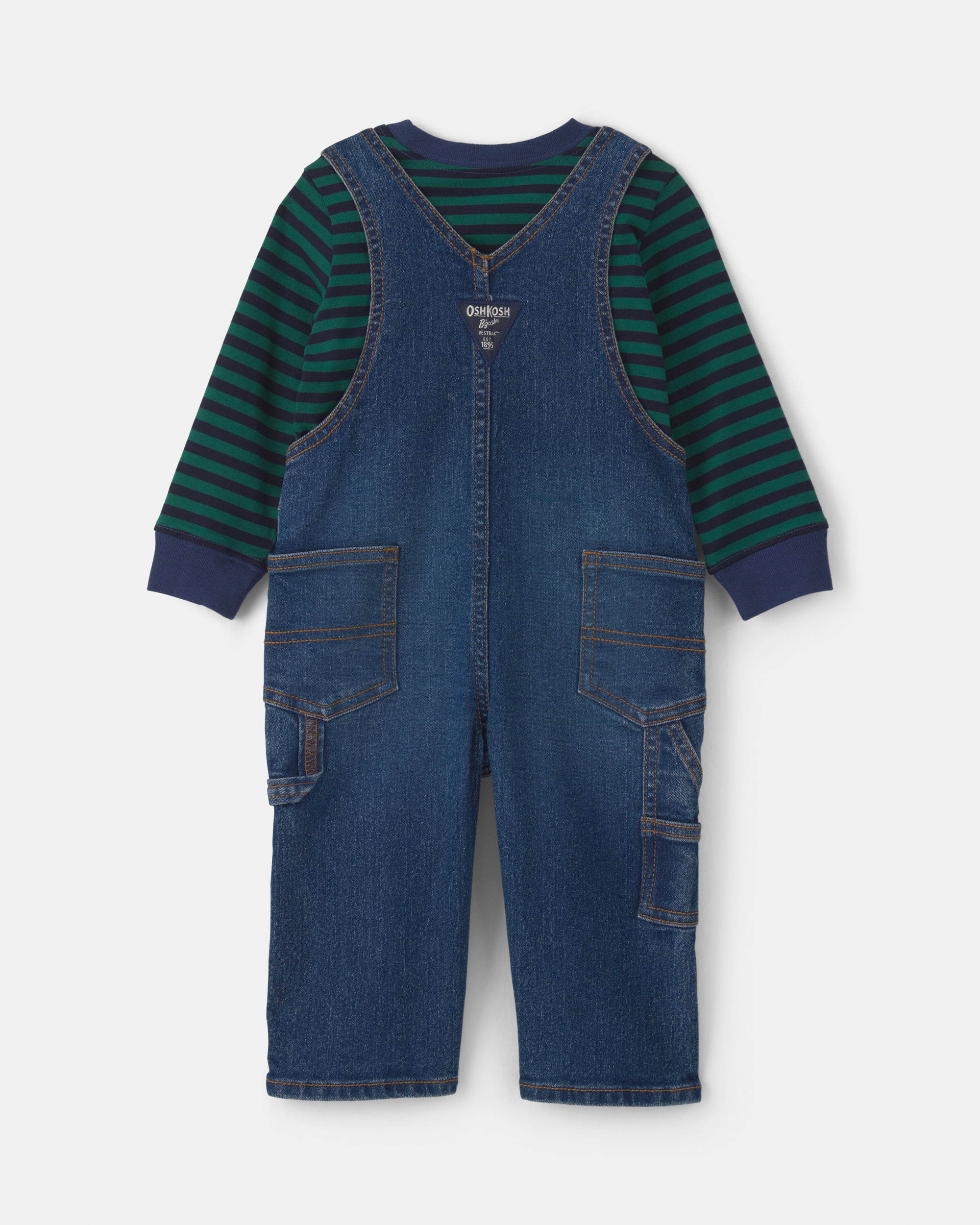 Oshkosh B'gosh Baby Overall and Top Set, 2-Piece, Sizes 3 Months - 24 Months