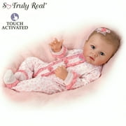 The Ashton - Drake Galleries Katie Coos Breathes has Heartbeat So Truly Real Lifelike Baby Girl Doll Weighted Poseable with Soft RealTouch Vinyl Skin by Master Doll Artist Linda Murray 19"- Inches