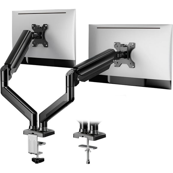 ErGear Dual Monitor Mount up to 32 in Screen Max 22 lbs Each Arm Gas Spring