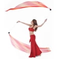 thumbnail image 2 of Traje de danza del vientre para mujer Sunnimix 2x Velo de Poliéster Poi Thrown Balls, 2 of 8