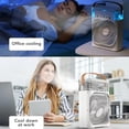 thumbnail image 3 of Desktop Spray Fan, USB Mist Spray Small Desk Fan  for Office, 3 of 8