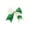 Glitter Style, variant on St Patricks Day Hair Accessories, Green and White Hair Bows for St Patricks Day Outfit, Shamrock Merch Gift