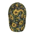thumbnail image 4 of Balery Baseball Cap Adjustable Size for Running Workouts and Outdoor Activities All Seasons Dad Hat(Sunflowers), 4 of 9