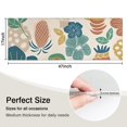 thumbnail image 5 of Beige Pioneer Flower and Leaf Pattern Kitchen Rug Mat,Kitchen Runner Rugs Non Skid Washable,Decorative Kitchen Floor Mats for Kitchen,Sink,Laundry,17"X47", 5 of 5