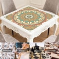 thumbnail image 6 of Mandala Mahjong Mat for Table, 31.5*31.5in Anti Slip American Mahjong Table Cloth, Noise Reduction, Neoprene Mah jongg Mat with Carrying Bag & 3 Dices, Mahjong Accessories Gift, Board Tile Games Mats, 6 of 7