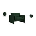 thumbnail image 2 of Meridian Furniture Stylus Green Boucle Fabric Chair, 2 of 18