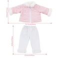 thumbnail image 3 of PEONAVET Doll Clothes Outfits, 2 Pcs New-Born Doll Clothes Set for 18 Inch Doll,Fashion Doll Clothes Accessories, 3 of 5