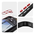 thumbnail image 2 of for Samsung Galaxy S26 Plus Case Clear Slim, [Built in Lens Protector] [Non Yellowing] TPU Bumper Transparent Back Hard Shell Shockproof Thin for Men Women for Samsung Galaxy S26 Plus, Blackred, 2 of 6