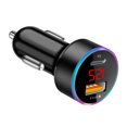 thumbnail image 3 of Cargador de coche con dos puertos USB, CC de 12 V a 24 V, portátil, carga rápida, seguro para teléfono móvil y tableta, 3 of 10