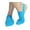 Blue, variant on -Women’s Casual No Show Half Socks for Sling-back shoes Medium/Large White 1 Pair