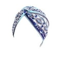 thumbnail image 1 of Qarigey Pañuelos para la cabeza para mujer, estilo bohemio, multiusos, preatados, plisados, accesorios de ropa, de quimioterapia, tipo 11 Type3 NO3 Qarigey  AP008897-11, 1 of 6
