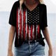 thumbnail image 2 of Blusa de manga corta con cuello en V para mujer, informal, sexy, a la moda, de verano Pompotops hkajfhjk470210, 2 of 5