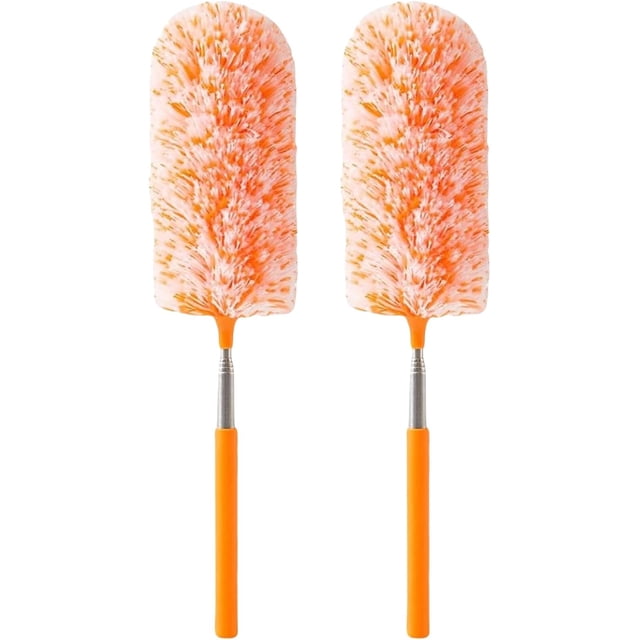 Feather Duster Microfibre Cleaning Tool Washable Duster Head Bendable Cleanings Tools Dusters for Cleaning Office, Car, Computer, Air Condition