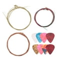 thumbnail image 4 of Corde de Guitare, Guitare Jouant Accessoires Celluloïd Pic Set Guitare Coloré Pic Set Wear- pour Instrument à Cordes, 4 of 8
