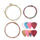 thumbnail image 5 of Juego de Piezas para Tocar Instrumentos de Cuerda que Incluye 3 Cuerdas de Guitarra Y 8 Púas de Celuloide Accesorios para Tocar Instrumentos de Cuerda ANGGREK Otros, 5 of 8