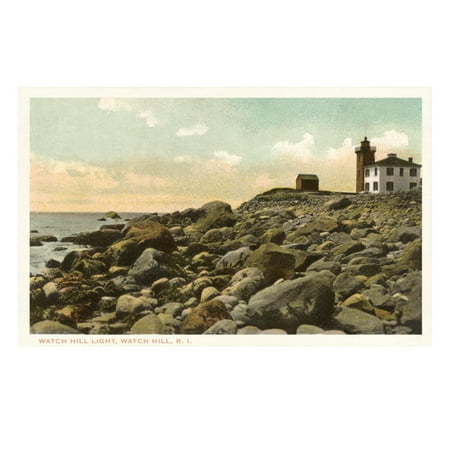 - Lighthouse, Watch Hill, Rhode Island Print Wall Art