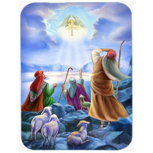 Carolines Treasures APH5468LCB The Shepherds & Angels Appeared Glass Large Cutting Board