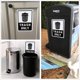 thumbnail image 2 of Paquete de 2 carteles de basura únicamente, 10 x 7 pulgadas, 40 mil, de aluminio, decorativos para interiores o exteriores, con protección UV, reflectantes e impermeables, de color negro, 2 of 7