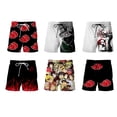 thumbnail image 2 of Los Hombres Anime Naruto Impreso 3D Playa Tabla Pantalones Cortos Troncos Verano Moda Casual De Chándal Surf, 2 of 4