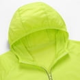 thumbnail image 4 of BiZtdJrK Camisas Para Hombres! Rain Jacket Women Men Outdoor Riding Sports Windproof Jackets Lightweight Sun Protection Hooded Waterproof Raincoat with Pockets Green XXXL, 4 of 9